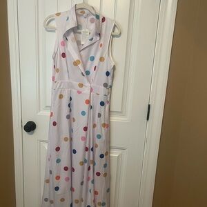 Polka Dot Sleeveless Dress